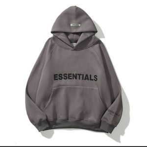 Fear of God Essentials Hoodies'Charcoal'